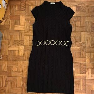 Milly little black dress with belt
